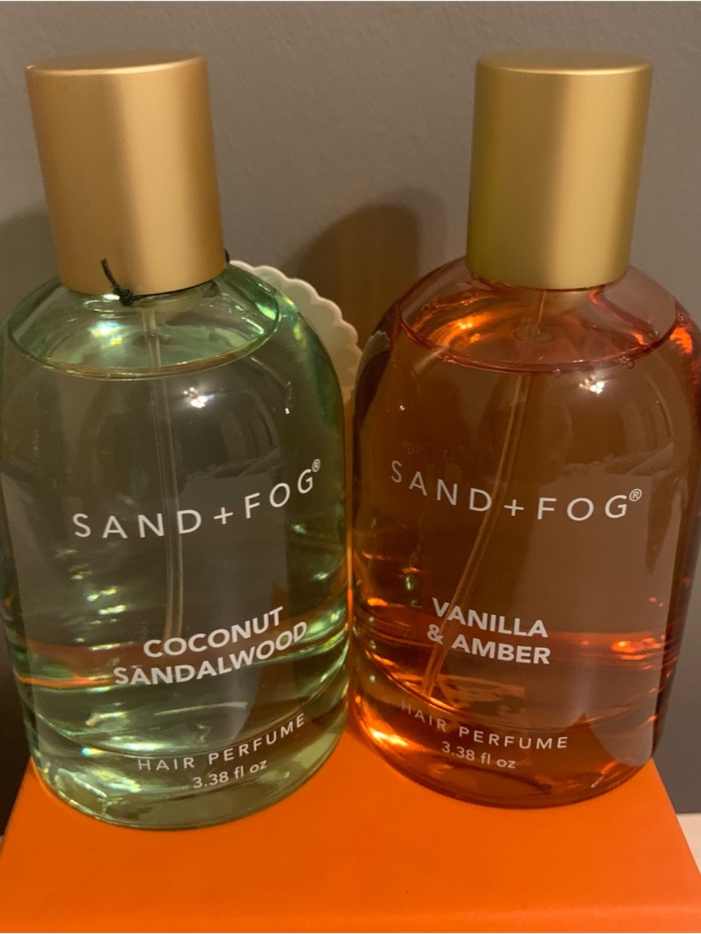 Sand+Fog Set Vanilla & Amber Hair Perfume and Sand+Fog Coconut Sandalwood Hair